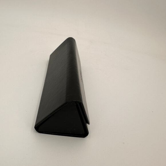 Saki Black Leather Sunglasses Eyeglasses Case - Picture 4 of 7